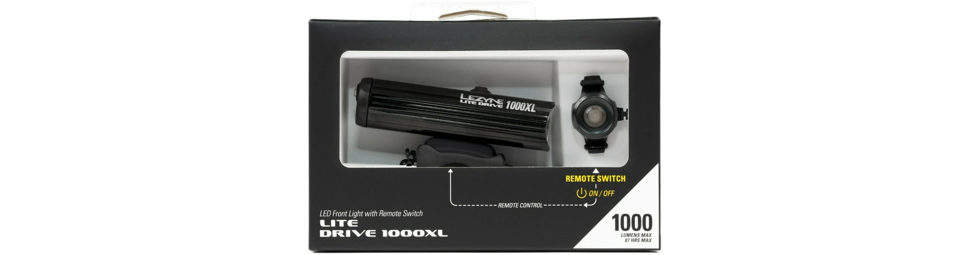 Lezyne Eclairage AV Lite Drive 1000XL Remote Loaded 2 Lezyne Eclairage AV Lite Drive 1000XL Remote Loaded – Image 2